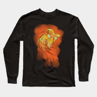 Sassy Gold Fish Long Sleeve T-Shirt